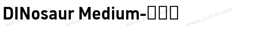 DINosaur Medium字体转换